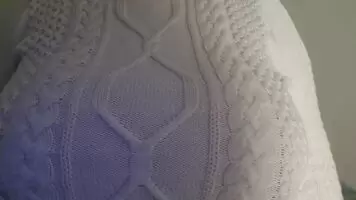 Enjoy my comfy sweater and biiiiiig titty drop! 😘