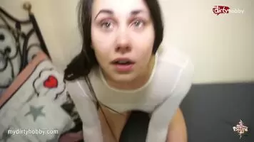 Cute Step sister Giving a Blowjob