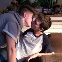 First gay kiss free gay twink porn