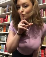 Ass out in a book store