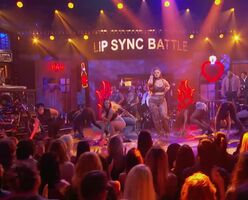 Ashley Graham plot on Lip Sync Battle
