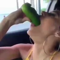 Zucchini deep throat