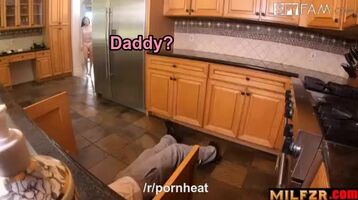 When Daddy gets stuck, it's time to fuck.