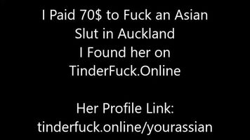 Asian Kiwi Slut Fucked Hard For 70$ in Auckland NZ GIF