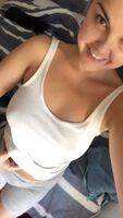 Dillion showing off her tits